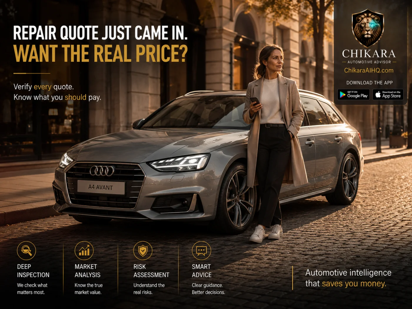 Automotive Advisor campaign creative: Want the real price?